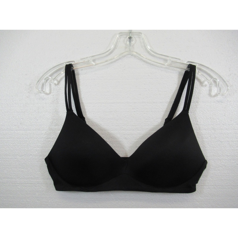 Aerie Sunnie Padded Wireless Bra 34C Black